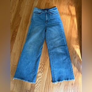 Joe's Jeans Blue Flare Wide Leg Denim